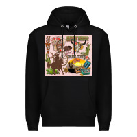 Black wild west western Premium Hoodie - Zillion Design Studio