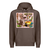 Coffee wild west western Premium Hoodie - Zillion Design Studio