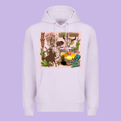Wild West Western Premium Hoodie Designed By Zillion Design Studio