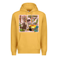 Mustard wild west western Premium Hoodie - Zillion Design Studio