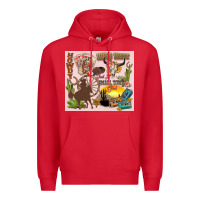 Red wild west western Premium Hoodie - Zillion Design Studio
