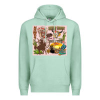 Seafoam wild west western Premium Hoodie - Zillion Design Studio