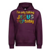 Mauve Wine im only talking jesus today Urban Hoodie - texasbilliewilder