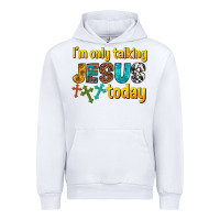 White im only talking jesus today Urban Hoodie - texasbilliewilder