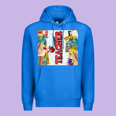 Teacher Premium Hoodie Designed By Zillion Design Studio