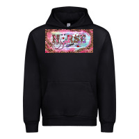 Black Valentine's Day Nurse Urban Hoodie - RanaPortraitStore