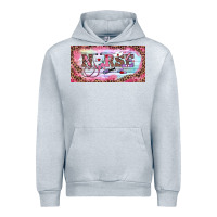 Heather Grey Valentine's Day Nurse Urban Hoodie - RanaPortraitStore
