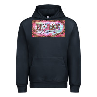 Navy Valentine's Day Nurse Urban Hoodie - RanaPortraitStore