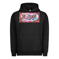 Pigment Black Valentine's Day Nurse Urban Hoodie - RanaPortraitStore