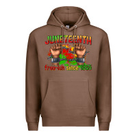 Chestnut juneteenth free ish since 1865 Premium Hoodie - texasbilliewilder