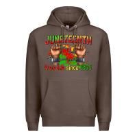 Coffee juneteenth free ish since 1865 Premium Hoodie - texasbilliewilder