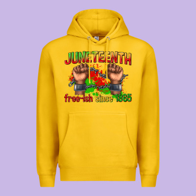 Juneteenth Free Ish Since 1865 Premium Hoodie Designed By Texasbilliewilder