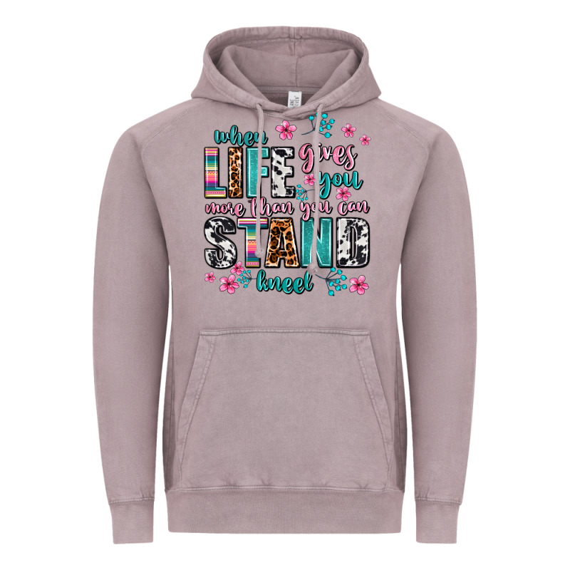 When Life Gives You More Than You Can Stand Kneel Vintage Hoodie by AdoDesignShop | Teevron
