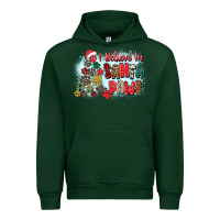 Forest Green i believe in santa paws Urban Hoodie - Zillion Design Studio