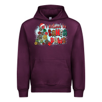 Mauve Wine i believe in santa paws Urban Hoodie - Zillion Design Studio