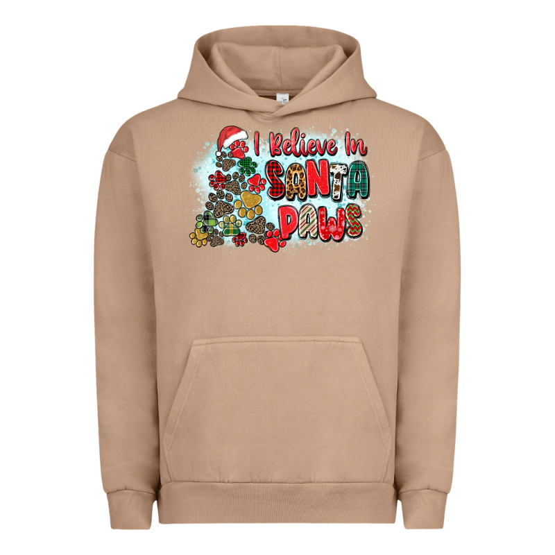 I Believe In Santa Paws Urban Hoodie by Zillion Design Studio | Teevron