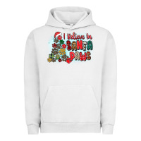 Pigment Lunar Rock i believe in santa paws Urban Hoodie - Zillion Design Studio