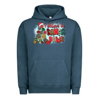 Pigment Midnight Navy i believe in santa paws Urban Hoodie - Zillion Design Studio