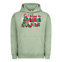 Pigment Oil Green i believe in santa paws Urban Hoodie - Zillion Design Studio