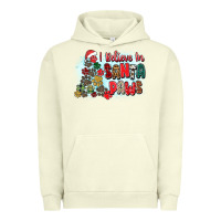 Pigment Pistachio i believe in santa paws Urban Hoodie - Zillion Design Studio
