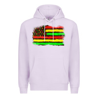 Lilac juneteenth flag Premium Hoodie - texasbilliewilder