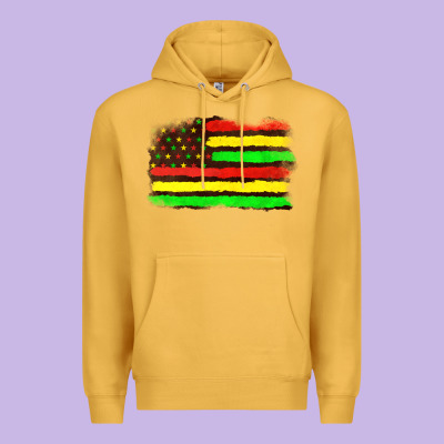 Juneteenth Flag Premium Hoodie Designed By Texasbilliewilder