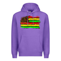 Purple juneteenth flag Premium Hoodie - texasbilliewilder