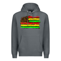 Rock juneteenth flag Premium Hoodie - texasbilliewilder