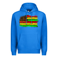 True Royal juneteenth flag Premium Hoodie - texasbilliewilder