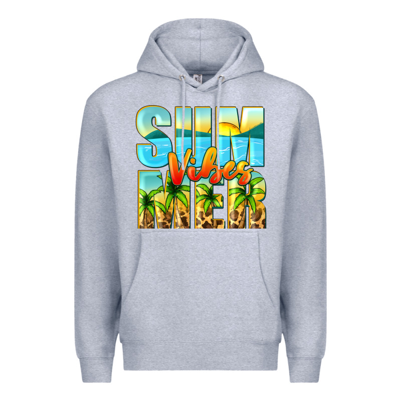 Summer Vibes Premium Hoodie by Zillion Design Studio | Teevron