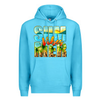 Ocean Blue summer vibes Premium Hoodie - Zillion Design Studio