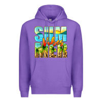 Purple summer vibes Premium Hoodie - Zillion Design Studio