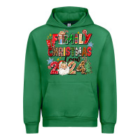 Emerald family christmas crew 2024 Urban Hoodie - Zillion Design Studio