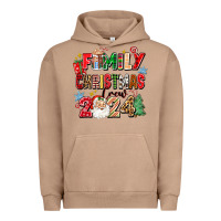 Pigment Burro family christmas crew 2024 Urban Hoodie - Zillion Design Studio