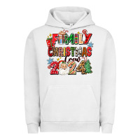 Pigment Lunar Rock family christmas crew 2024 Urban Hoodie - Zillion Design Studio