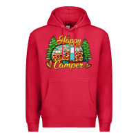Cardinal happy camper Premium Hoodie - Zillion Design Studio