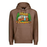 Chestnut happy camper Premium Hoodie - Zillion Design Studio