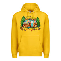Lemon happy camper Premium Hoodie - Zillion Design Studio