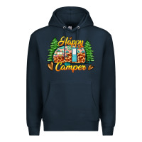 Navy happy camper Premium Hoodie - Zillion Design Studio