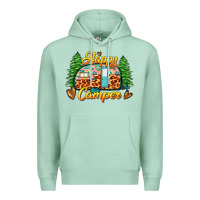 Seafoam happy camper Premium Hoodie - Zillion Design Studio