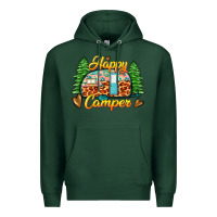 Sports Green happy camper Premium Hoodie - Zillion Design Studio