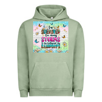 Pigment Oil Green ive survived too many storms Urban Hoodie - texasbilliewilder