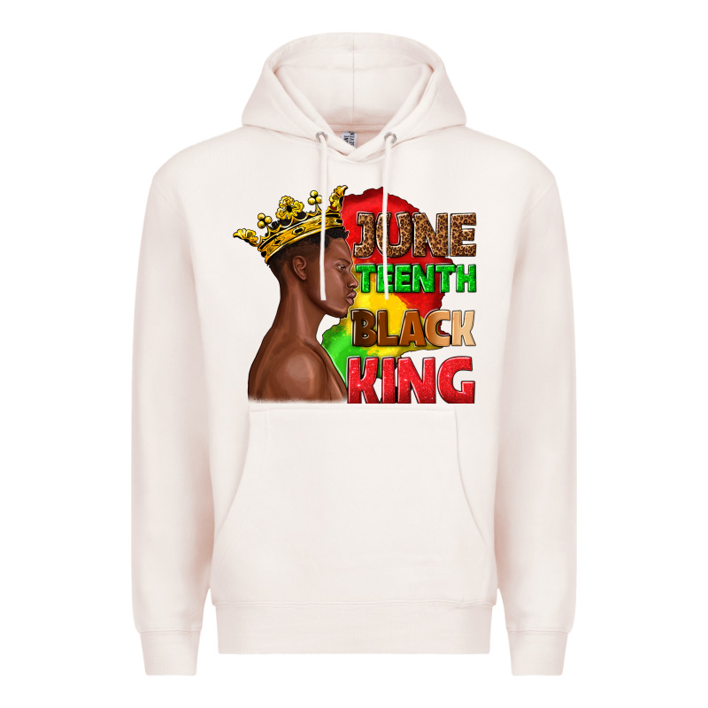 Juneteenth Black King Premium Hoodie by texasbilliewilder | Teevron