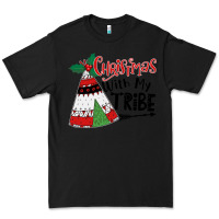 Black Christmas with my tribe boho Premium Tee - CowhideDigitalArt