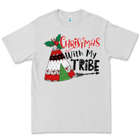 Christmas With My Tribe Boho Premium Tee | Teevron