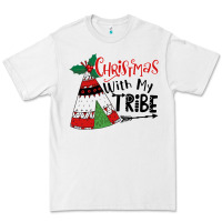 White Christmas with my tribe boho Premium Tee - CowhideDigitalArt