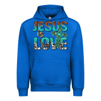 Cobalt jesus is love Urban Hoodie - texasbilliewilder