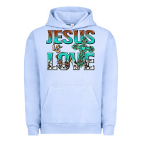 Pigment Grape Ice jesus is love Urban Hoodie - texasbilliewilder