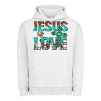 Pigment Lunar Rock jesus is love Urban Hoodie - texasbilliewilder