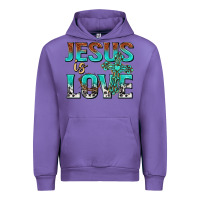 Tulip jesus is love Urban Hoodie - texasbilliewilder